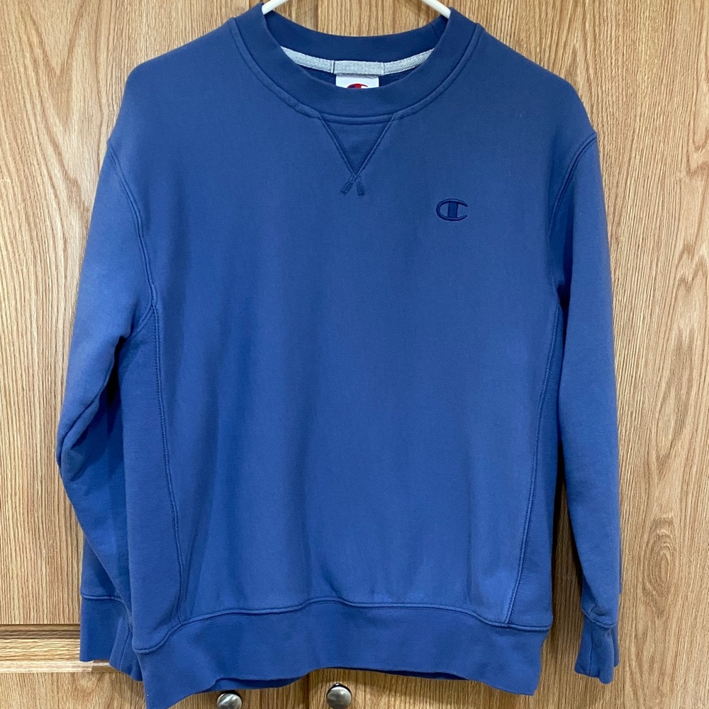 Champion Woman’s  Classic Periwinkle Crewneck Sweatshirt